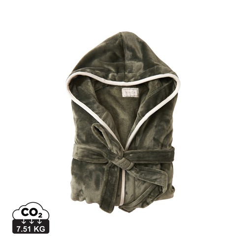 [495030] VINGA Louis luxe pluche RPET badjas maat S/M