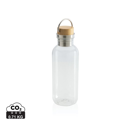 [P433.260] RCS recycled PET fles met bamboe deksel en handvat