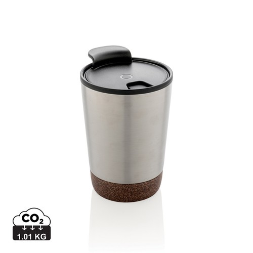 [P435.071] GRS gerecycled PP en roestvrijstalen kurk koffiebeker