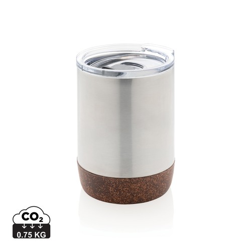 [P435.051] RCS gerecycled roestvrijstalen koffiebeker met kurk