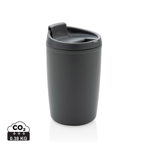 [P433.081] GRS gerecycled PP beker met klapdeksel