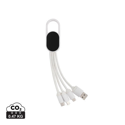 [P302.071] 4-in-1 kabel met karabijnhaak