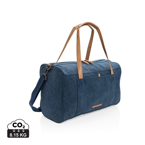 [P762.471] Canvas reis/weekendtas PVC vrij