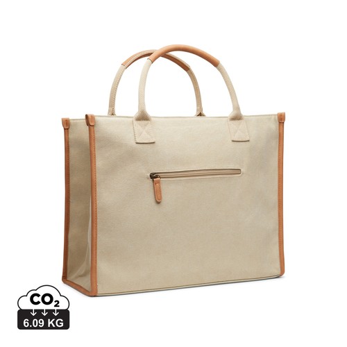 [V762001] VINGA Bosler RCS recycled canvas office draagtas