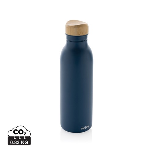 [P438.061] Avira Alcor RCS gerecycled RVS enkelwandige waterfles 600ML