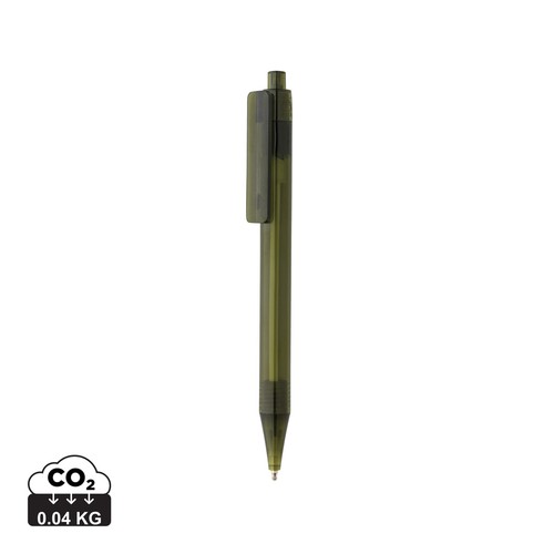 [P611.071] GRS RPET X8 transparante pen