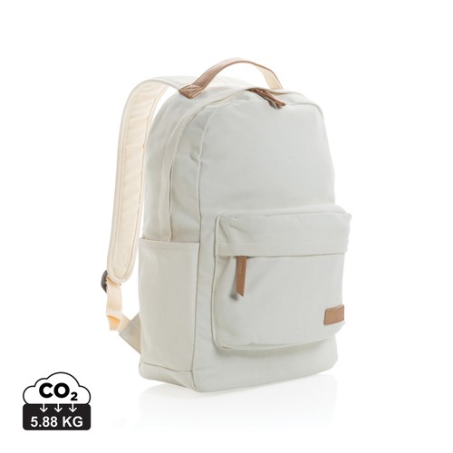 [P760.220] Impact AWARE™ 16 oz. recycled canvas laptop rugzak