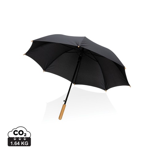 [P850.651] 23" Impact AWARE™ RPET 190T auto open bamboe paraplu