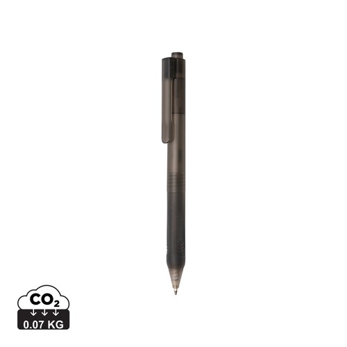 [P610.799] X9 frosted pen met siliconen grip