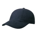 Brushed 6 Panel Cap, Turned Top