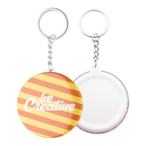 [AP718216] Button Sleutelhanger Met Pin KeyBadge Mini