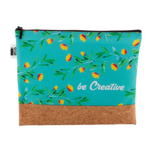 [AP716589] Custom Made Make-Up Tas CreaBeauty Cork L RPET